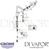 Grohe Eurodisc Cosmopolitan Single-Lever Sink Mixer Spares